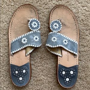 Jack Rogers Blue Limited design sandals